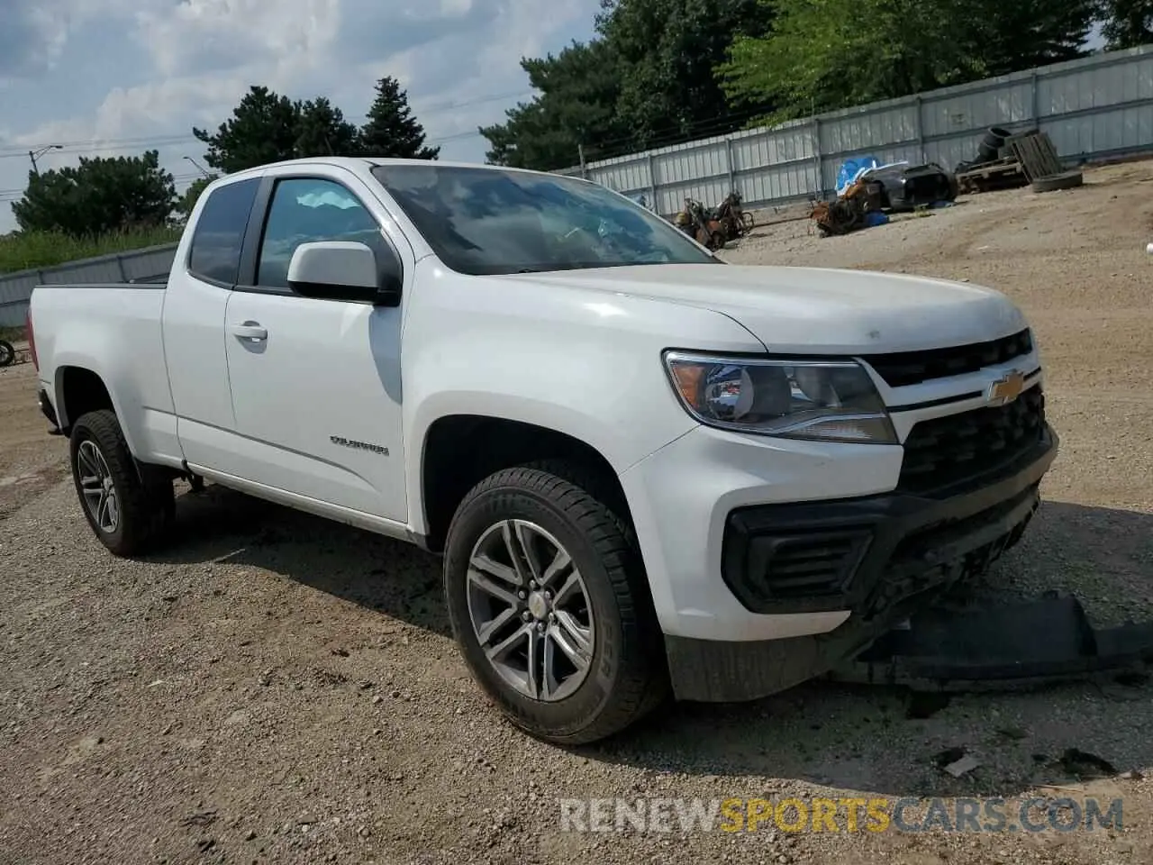 4 Фотография поврежденного автомобиля 1GCHSBEN3N1124777 CHEVROLET COLORADO 2022