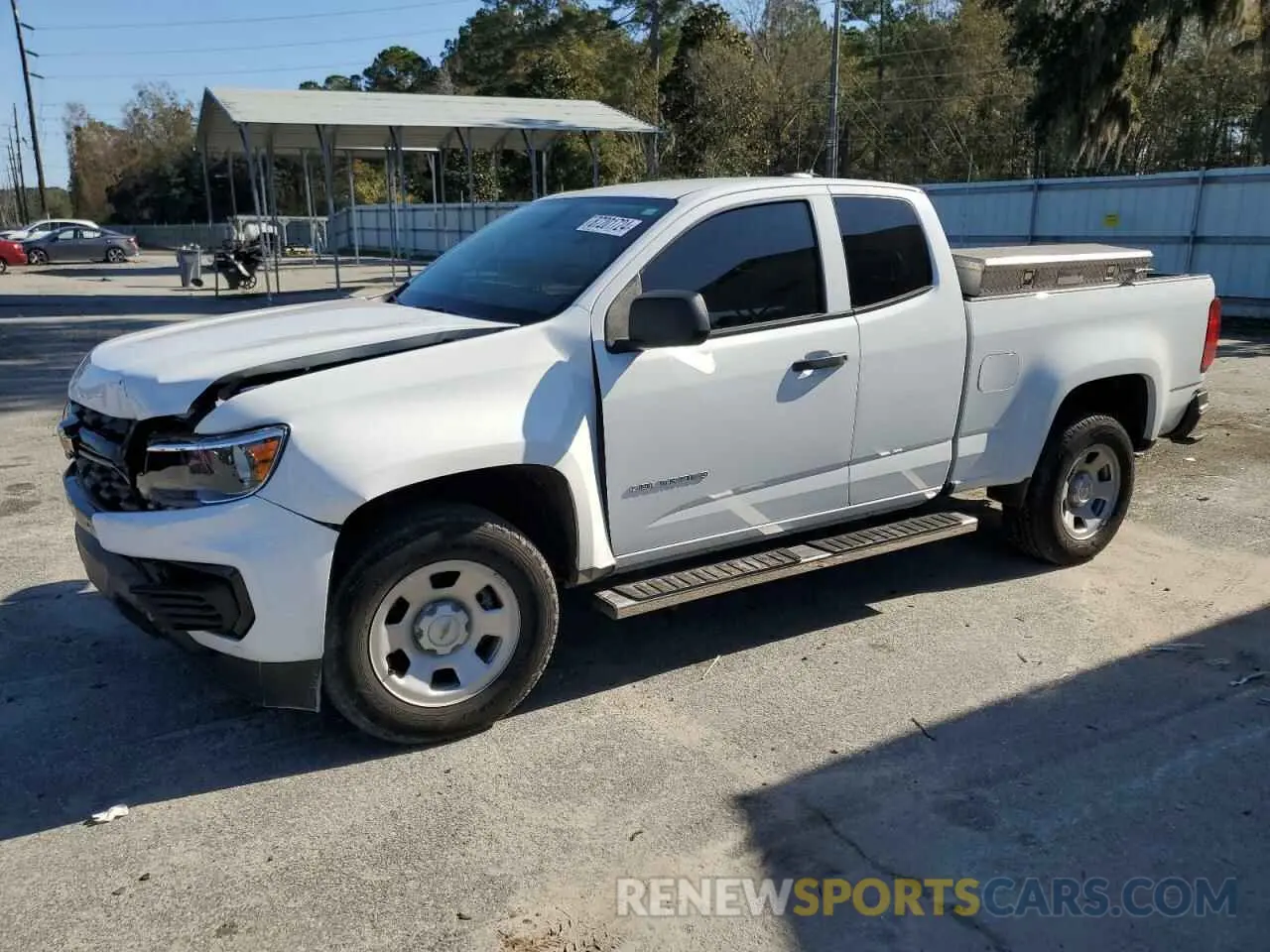 1 Photograph of a damaged car 1GCHSBEN3N1327703 CHEVROLET COLORADO 2022
