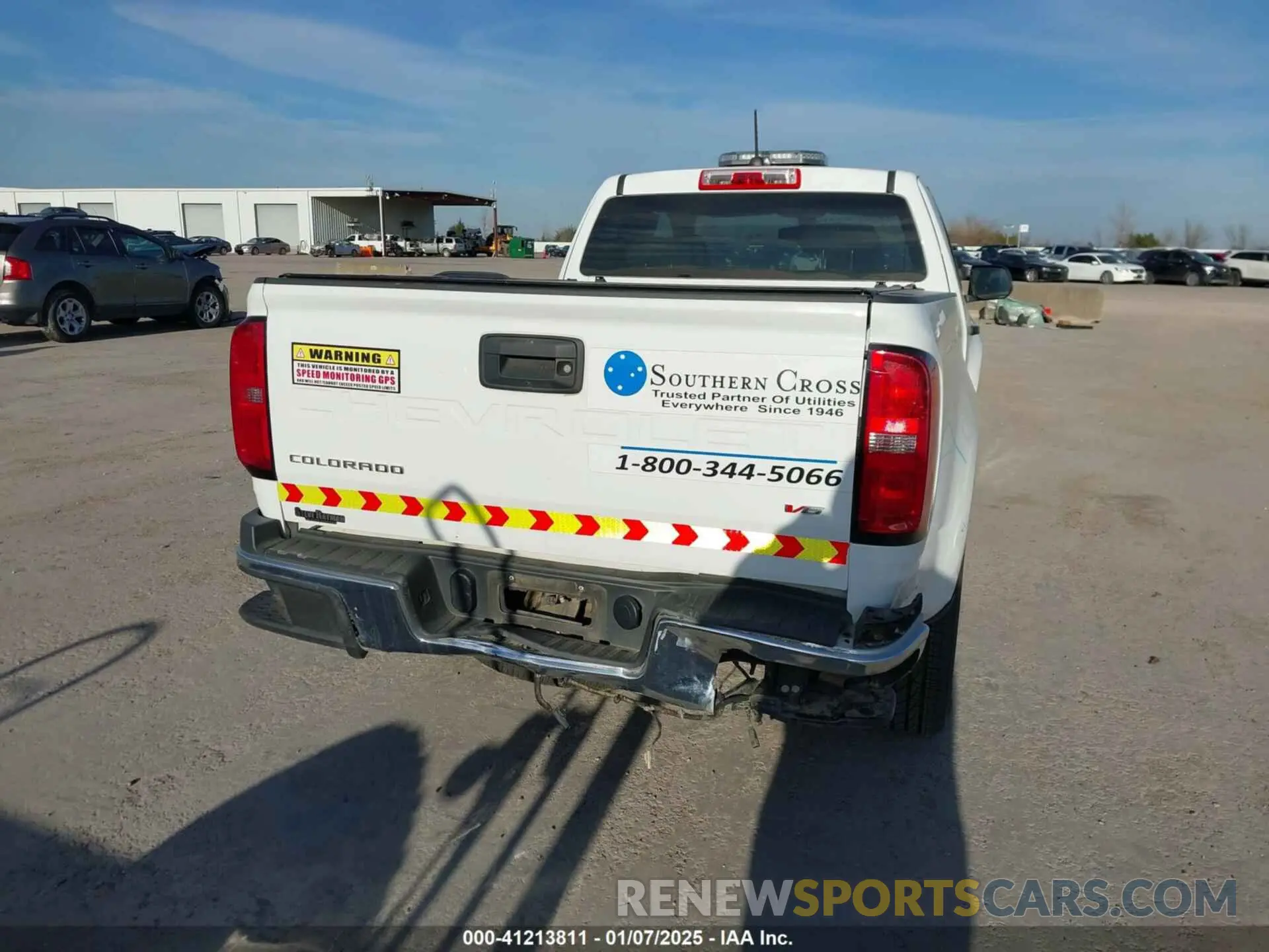 6 Фотография поврежденного автомобиля 1GCHSBEN6N1259669 CHEVROLET COLORADO 2022