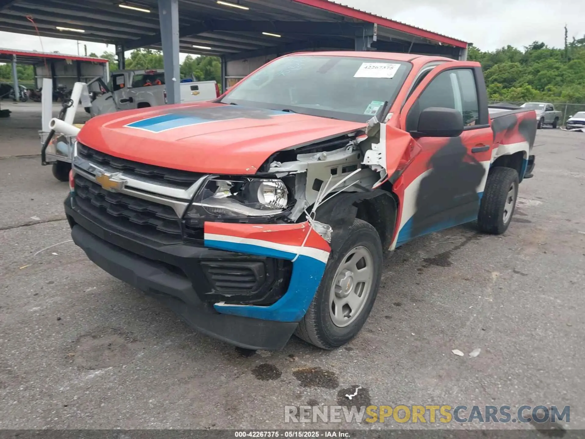 2 Photograph of a damaged car 1GCHSBEN9N1241134 CHEVROLET COLORADO 2022