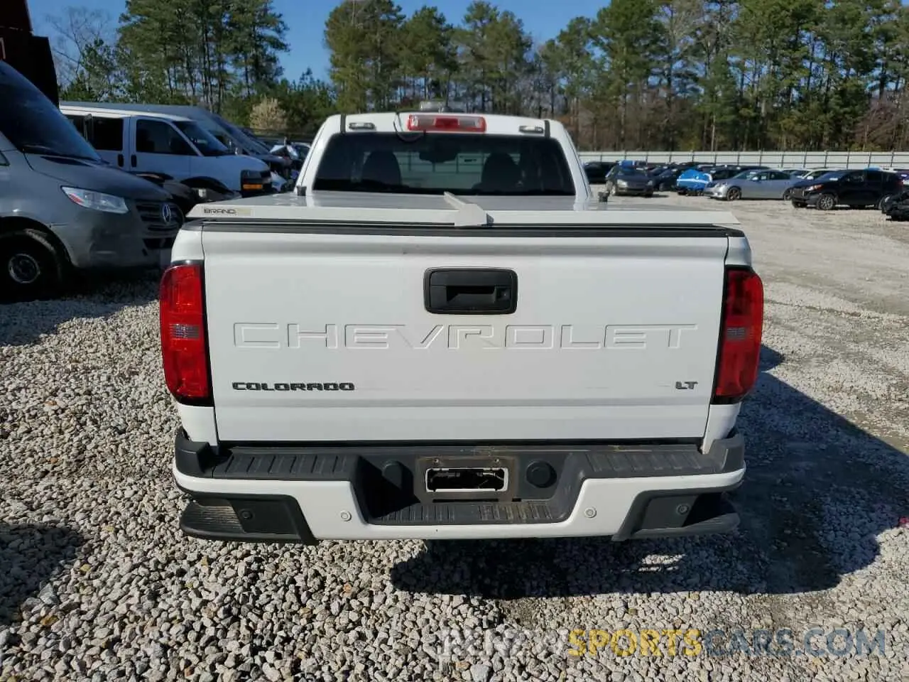 6 Photograph of a damaged car 1GCHSCEA0N1116610 CHEVROLET COLORADO 2022