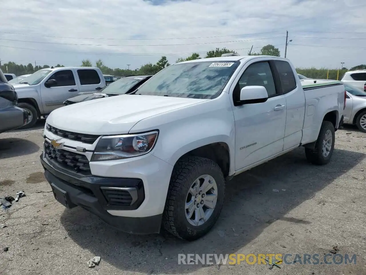 1 Photograph of a damaged car 1GCHSCEA3N1119288 CHEVROLET COLORADO 2022