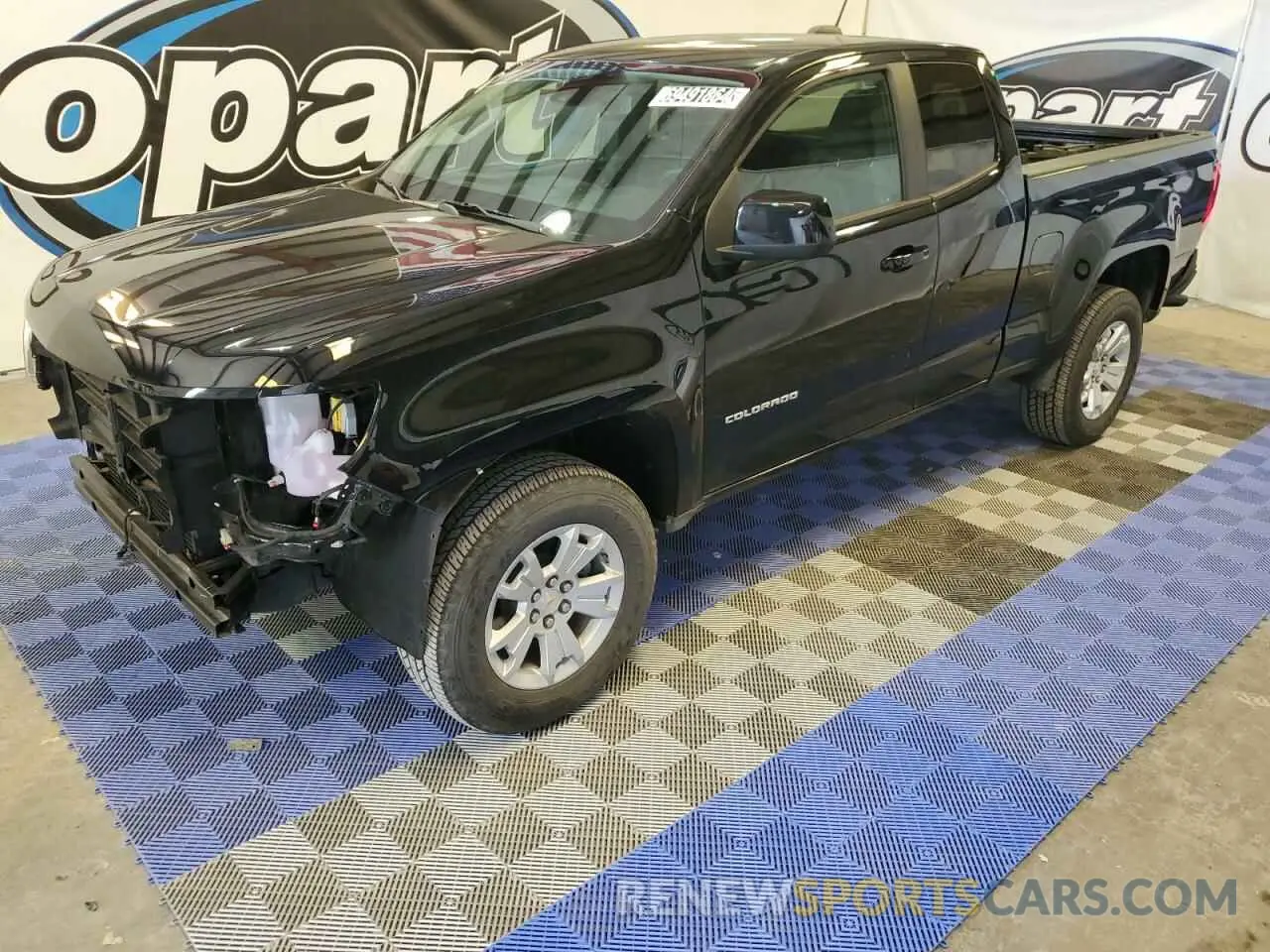 1 Photograph of a damaged car 1GCHSCEA3N1150363 CHEVROLET COLORADO 2022
