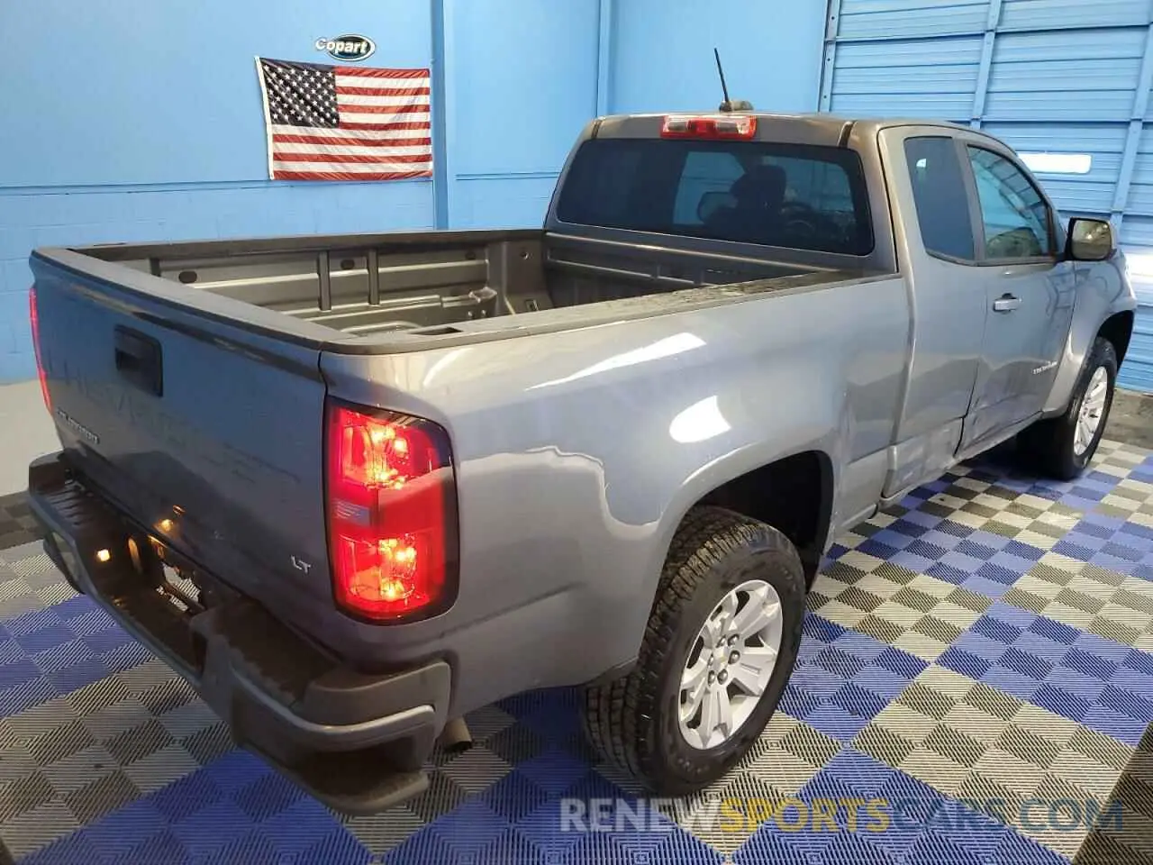 3 Фотография поврежденного автомобиля 1GCHSCEA3N1175585 CHEVROLET COLORADO 2022