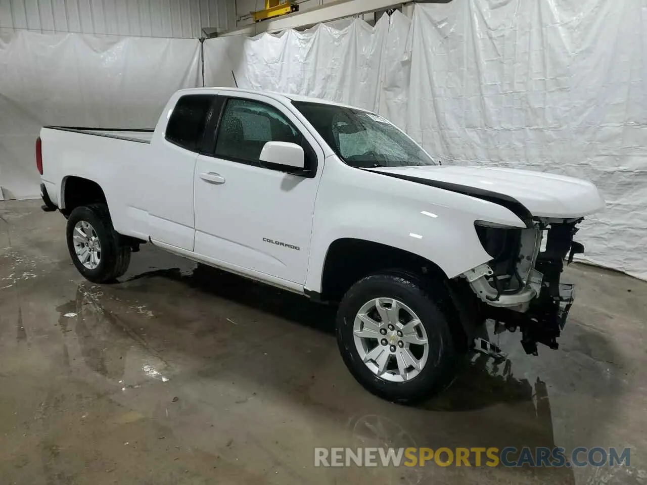 4 Фотография поврежденного автомобиля 1GCHSCEA3N1275007 CHEVROLET COLORADO 2022