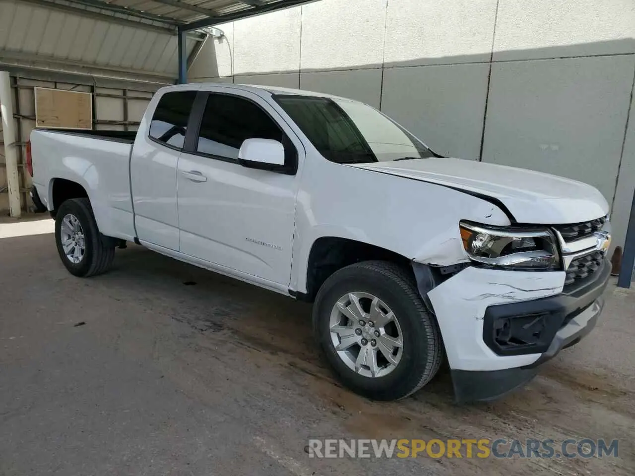 4 Фотография поврежденного автомобиля 1GCHSCEA4N1233767 CHEVROLET COLORADO 2022