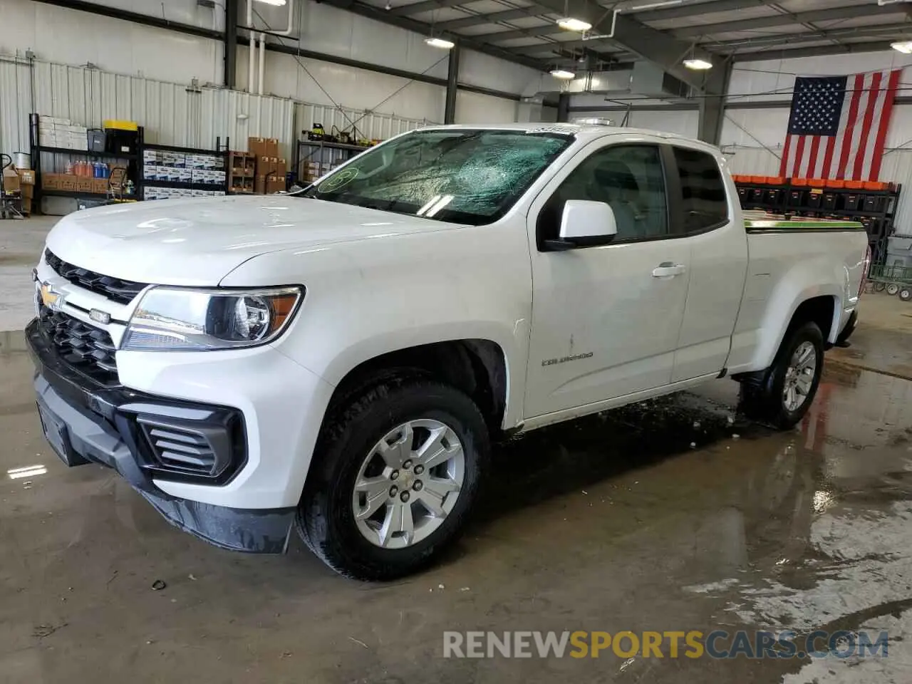 1 Photograph of a damaged car 1GCHSCEA6N1197354 CHEVROLET COLORADO 2022
