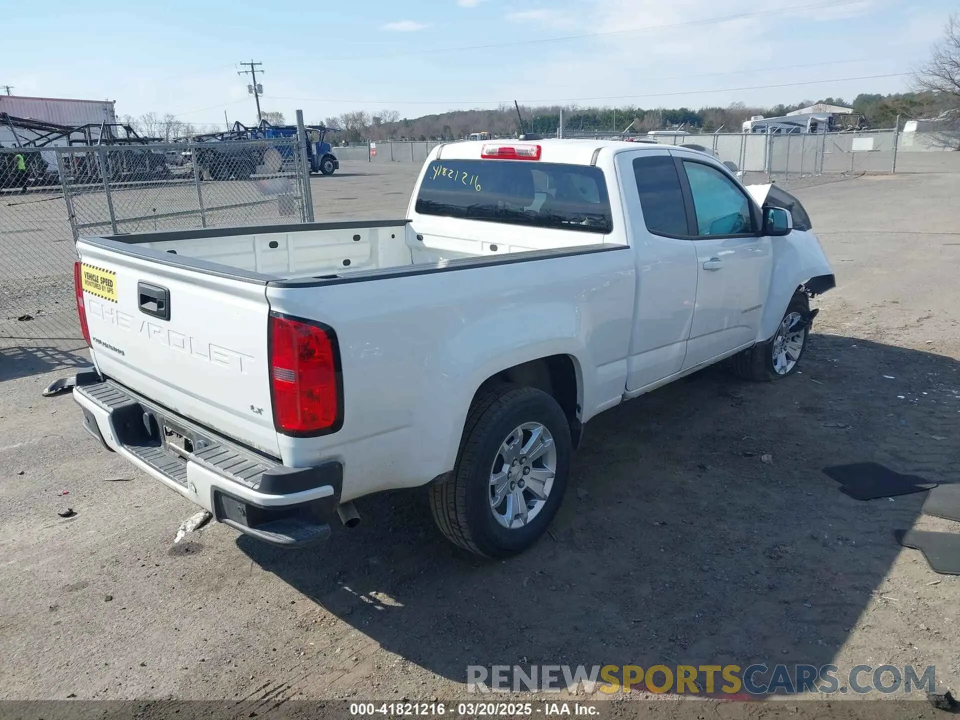 4 Фотография поврежденного автомобиля 1GCHSCEA6N1204948 CHEVROLET COLORADO 2022