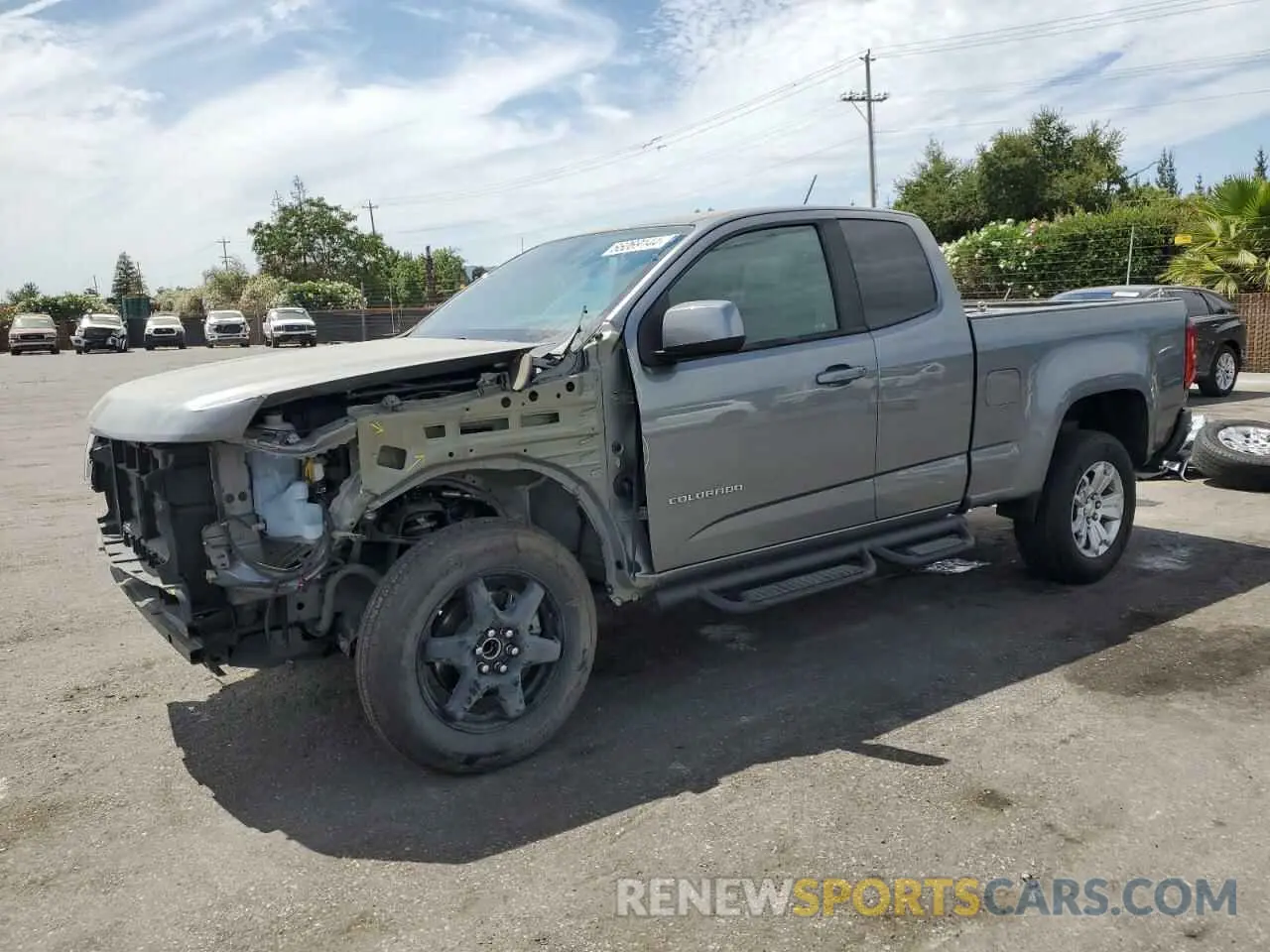 1 Photograph of a damaged car 1GCHSCEA7N1101778 CHEVROLET COLORADO 2022