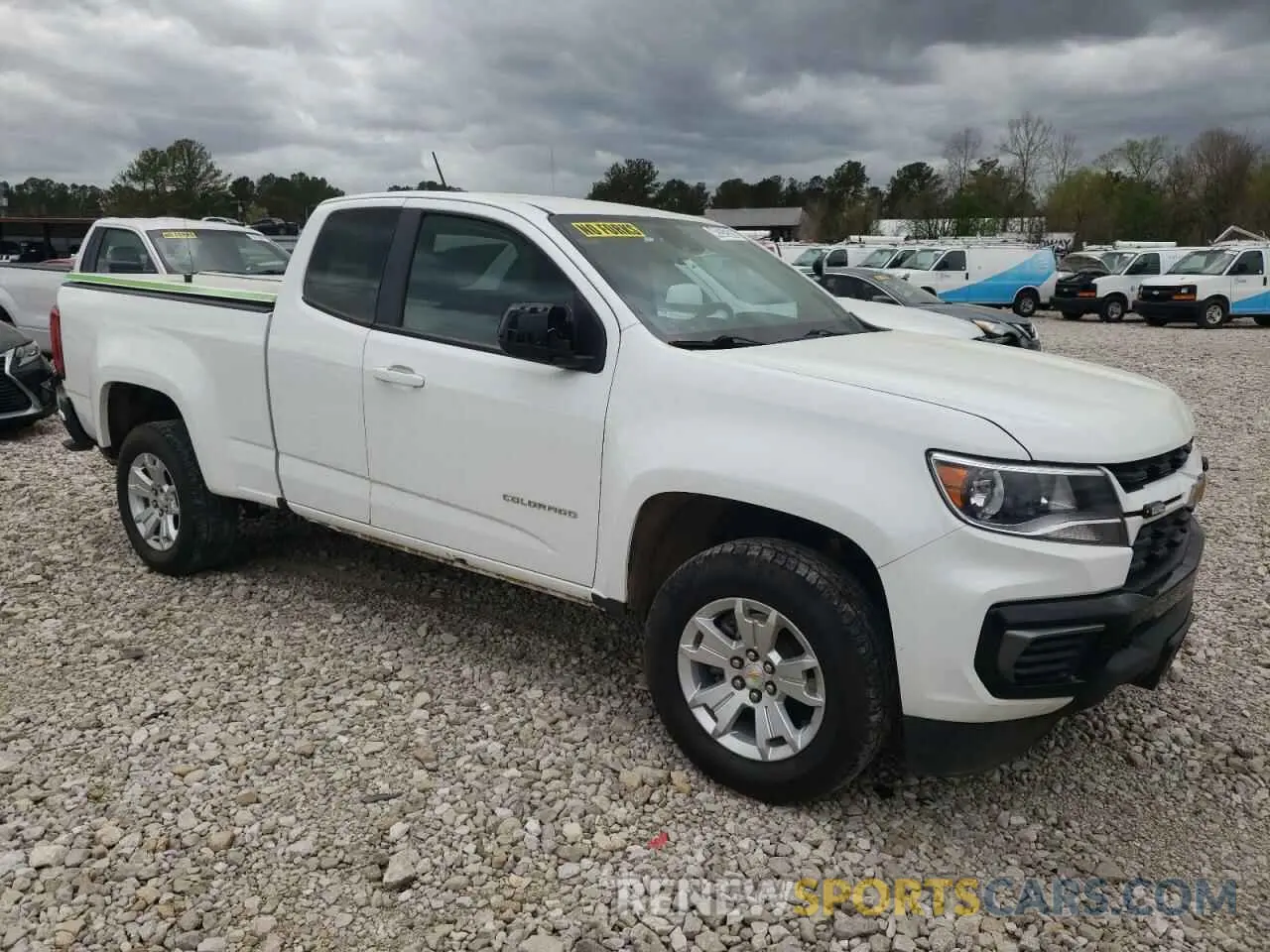 4 Фотография поврежденного автомобиля 1GCHSCEA8N1153193 CHEVROLET COLORADO 2022