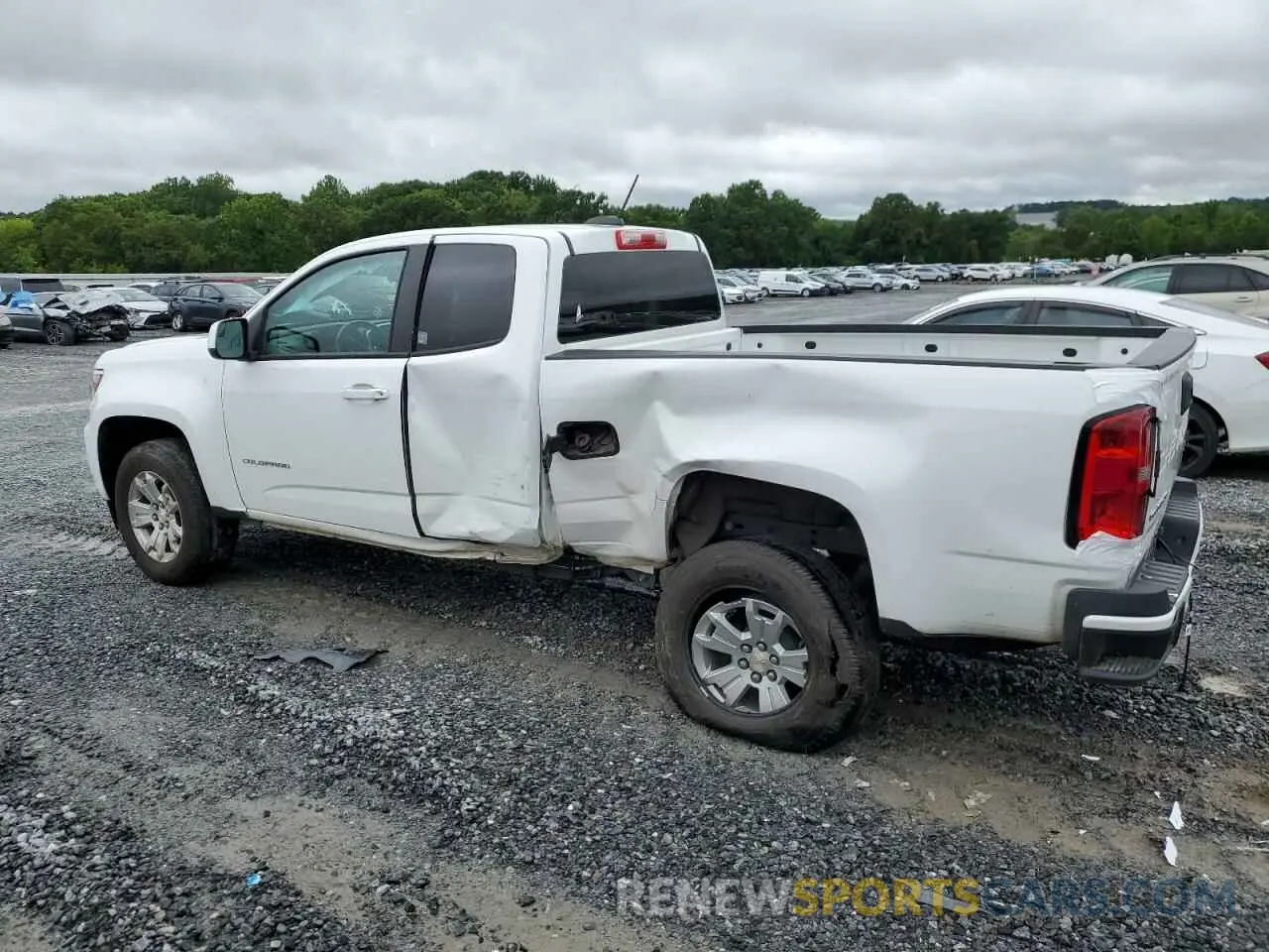 2 Photograph of a damaged car 1GCHSCEA8N1191524 CHEVROLET COLORADO 2022