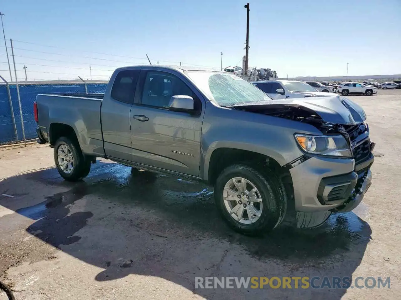 4 Фотография поврежденного автомобиля 1GCHSCEA9N1154515 CHEVROLET COLORADO 2022