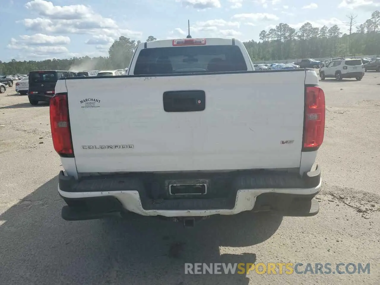 6 Фотография поврежденного автомобиля 1GCHSCEN0N1107201 CHEVROLET COLORADO 2022