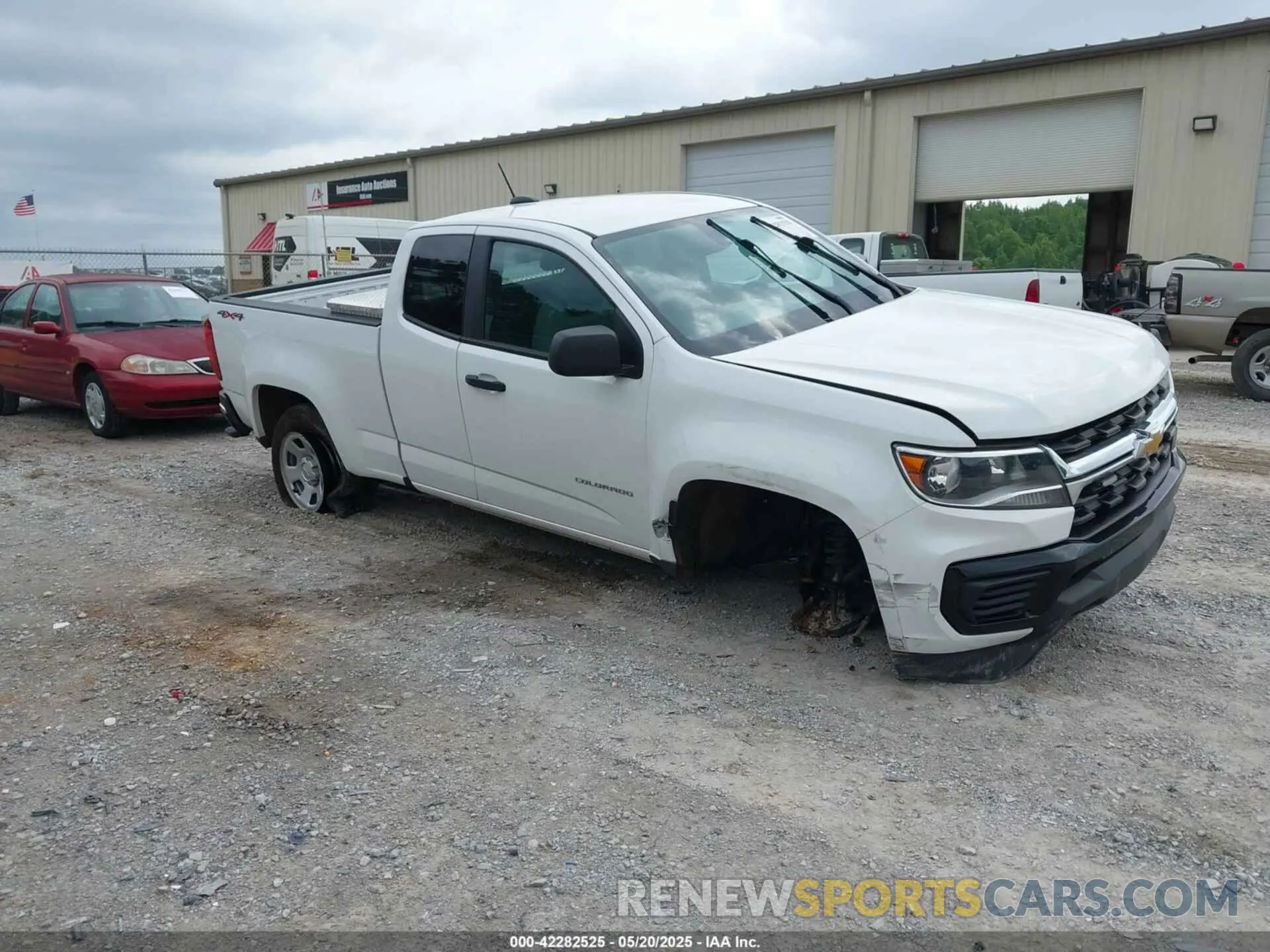 1 Photograph of a damaged car 1GCHTBEA6N1140563 CHEVROLET COLORADO 2022