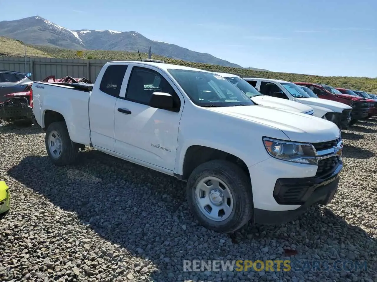 4 Фотография поврежденного автомобиля 1GCHTBEA9N1304386 CHEVROLET COLORADO 2022