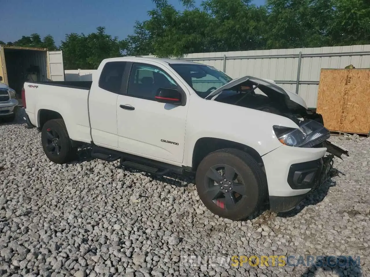 4 Photograph of a damaged car 1GCHTCEN0N1129406 CHEVROLET COLORADO 2022