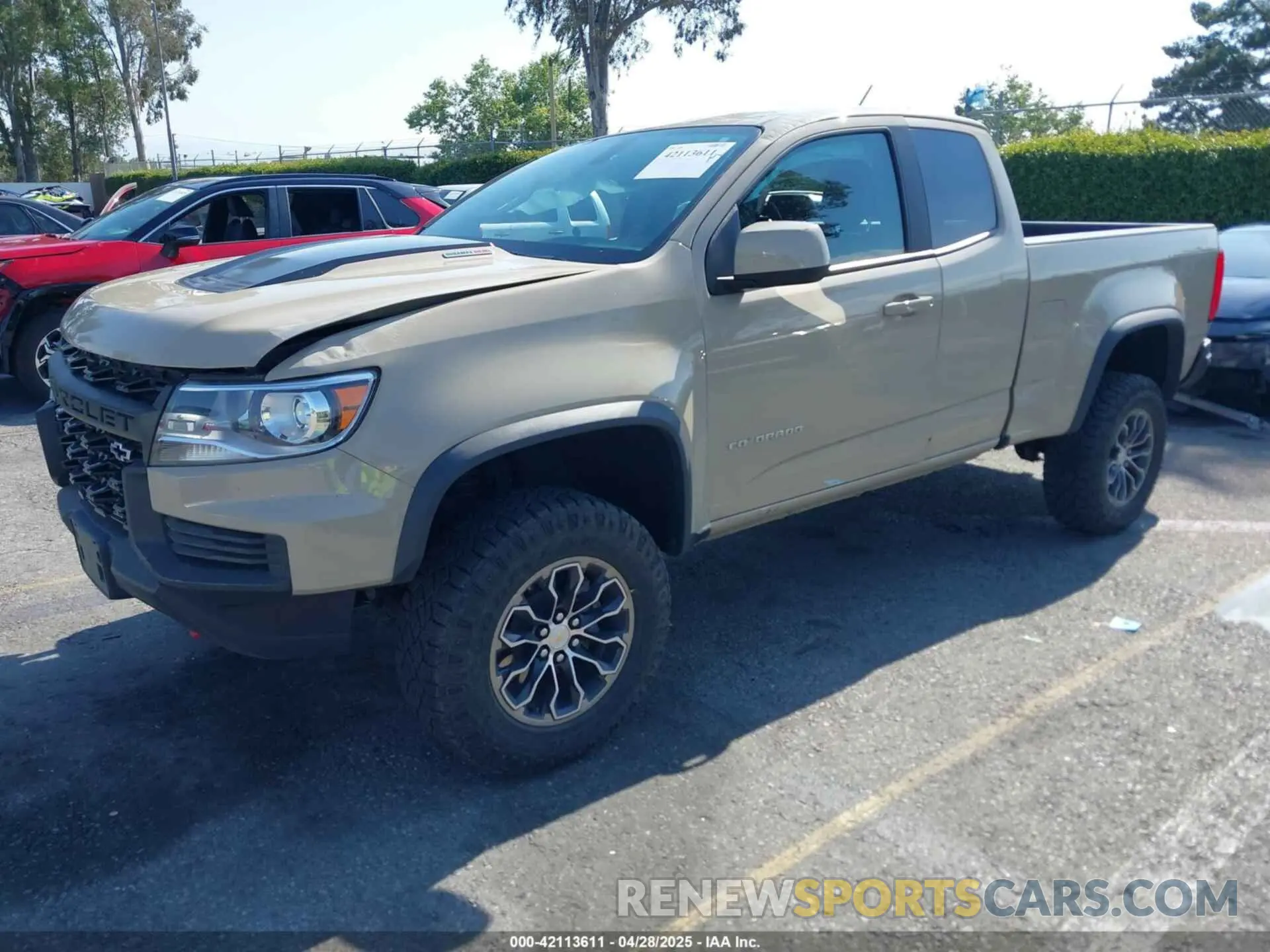 2 Фотография поврежденного автомобиля 1GCRTEE19N1204469 CHEVROLET COLORADO 2022