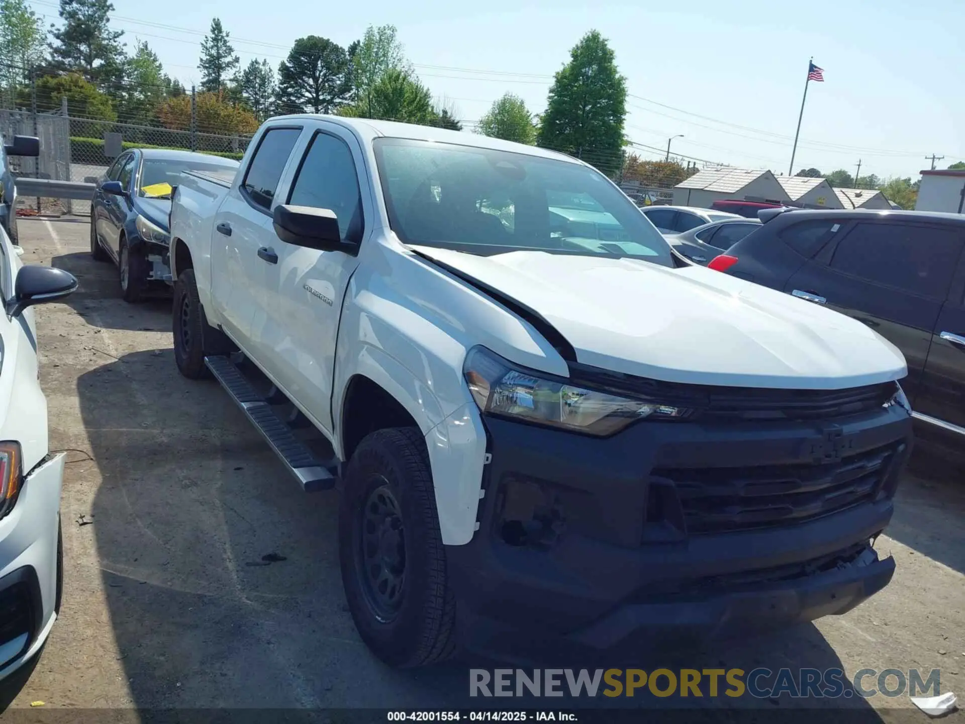 1 Photograph of a damaged car 1GCGSBEC3P1133430 CHEVROLET COLORADO 2023