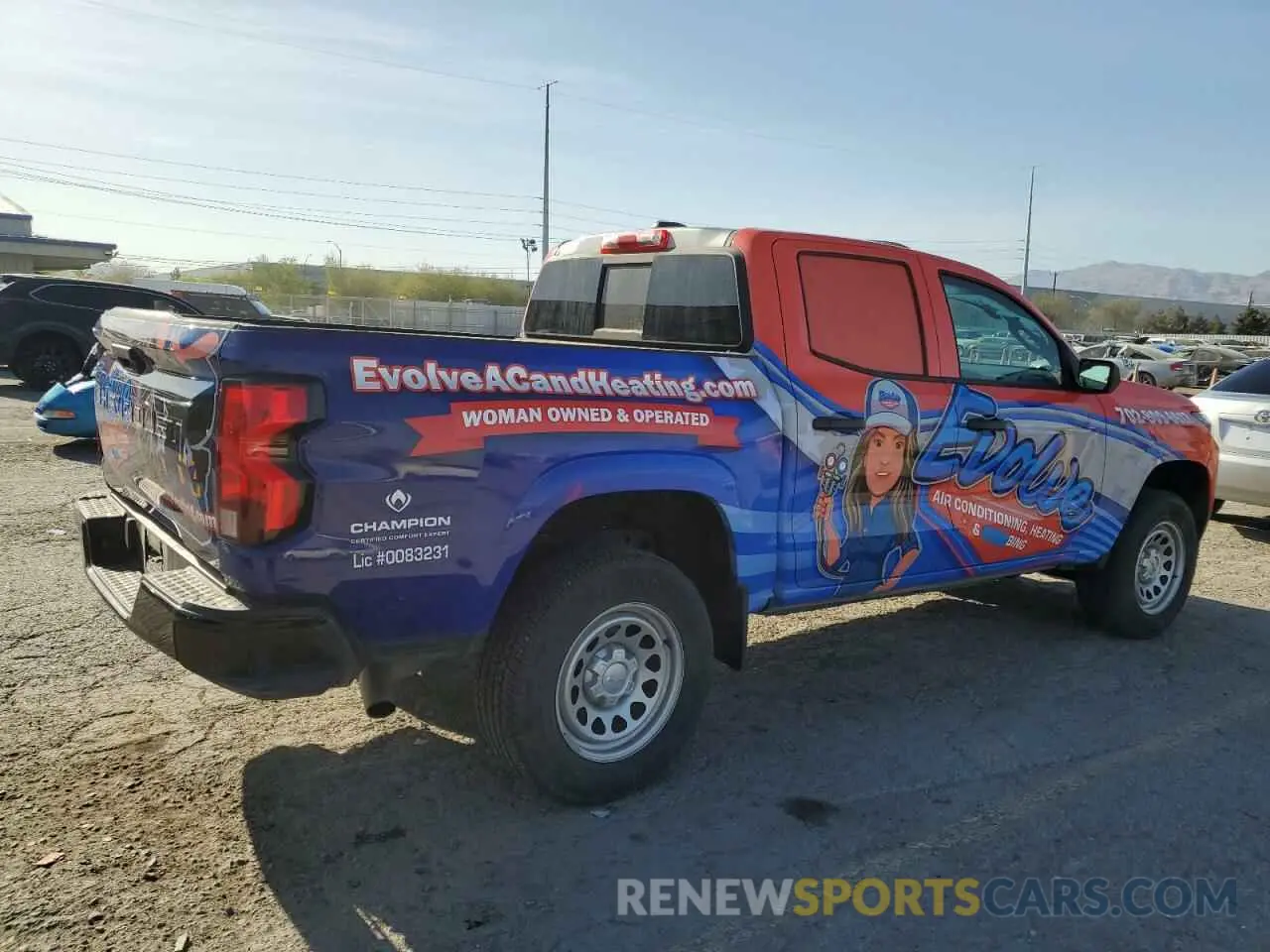 3 Photograph of a damaged car 1GCGSBEC8P1185538 CHEVROLET COLORADO 2023