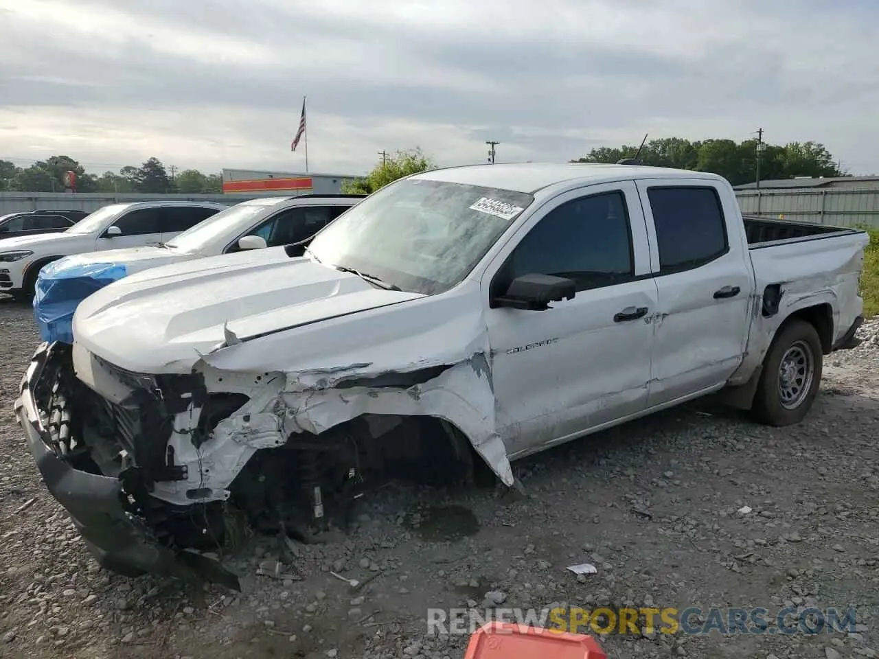 1 Photograph of a damaged car 1GCPSBEK5P1136711 CHEVROLET COLORADO 2023