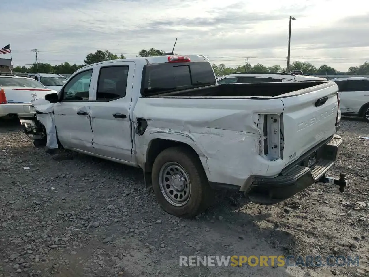 2 Photograph of a damaged car 1GCPSBEK5P1136711 CHEVROLET COLORADO 2023