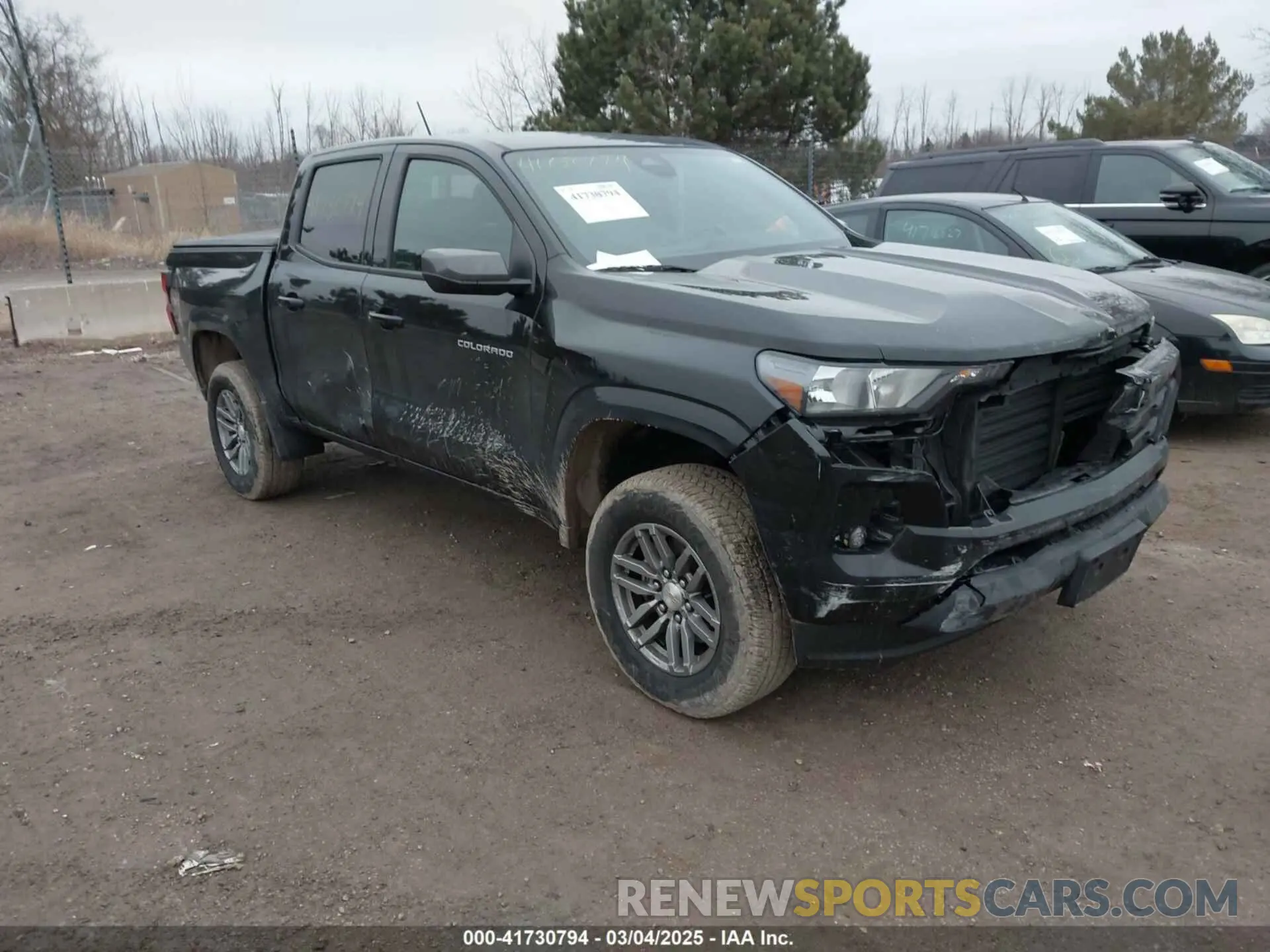 1 Photograph of a damaged car 1GCPTCEKXP1233101 CHEVROLET COLORADO 2023