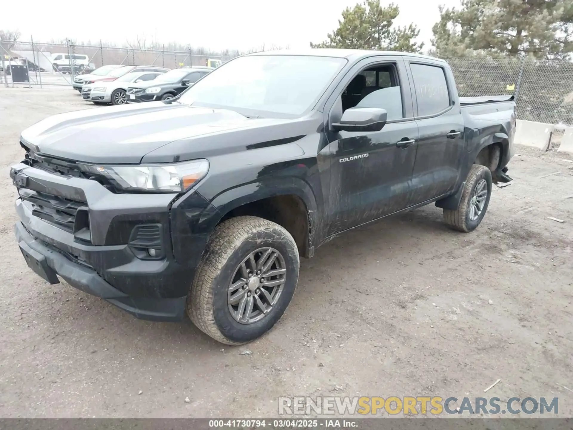 2 Photograph of a damaged car 1GCPTCEKXP1233101 CHEVROLET COLORADO 2023