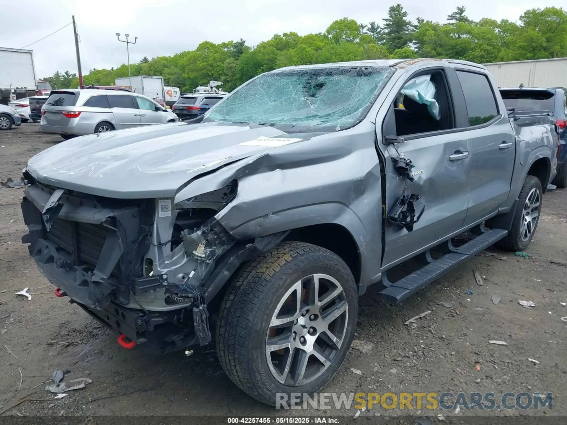 2 Photograph of a damaged car 1GCPTDEK5P1245985 CHEVROLET COLORADO 2023