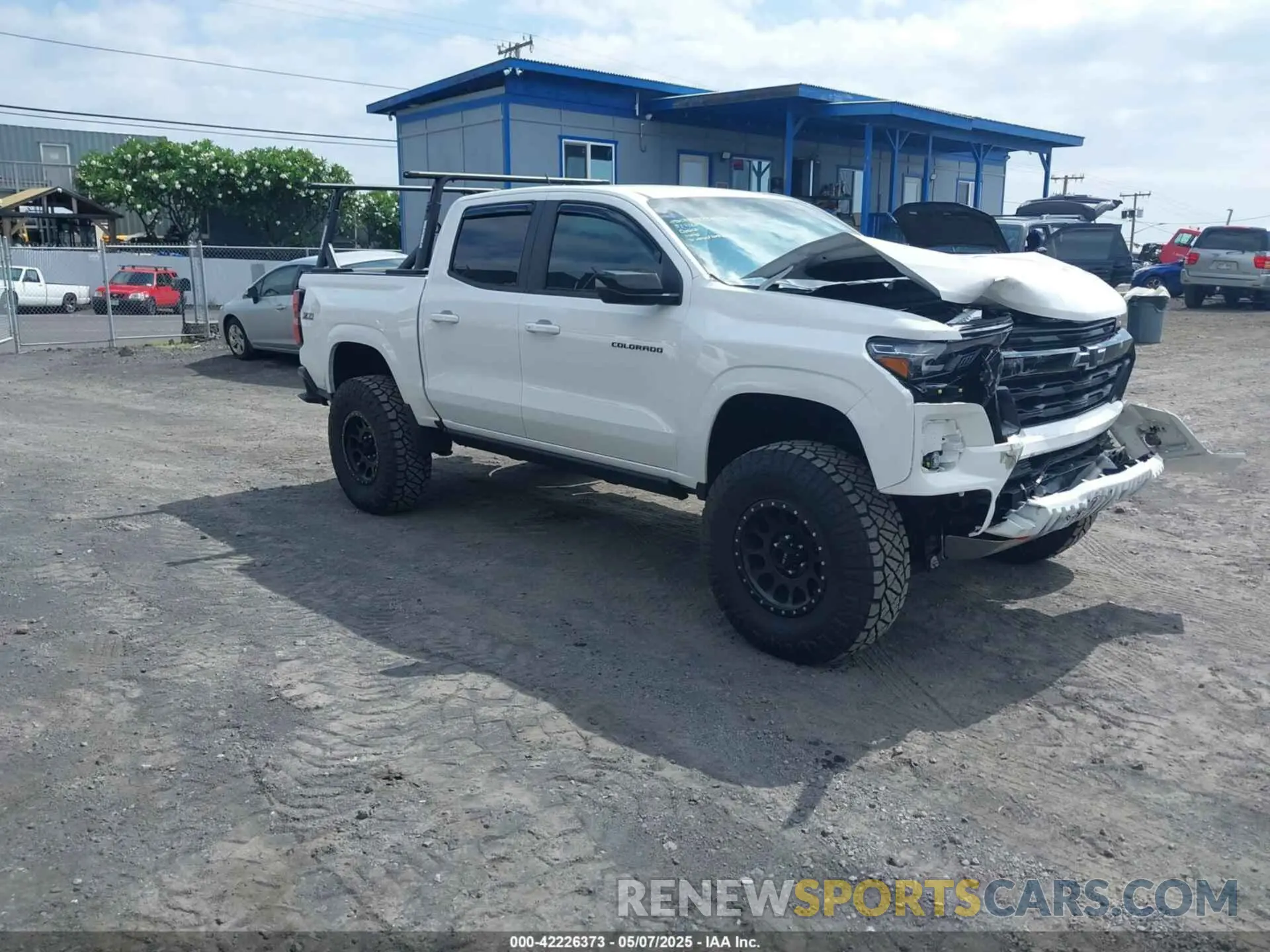 1 Photograph of a damaged car 1GCPTDEK9P1219177 CHEVROLET COLORADO 2023
