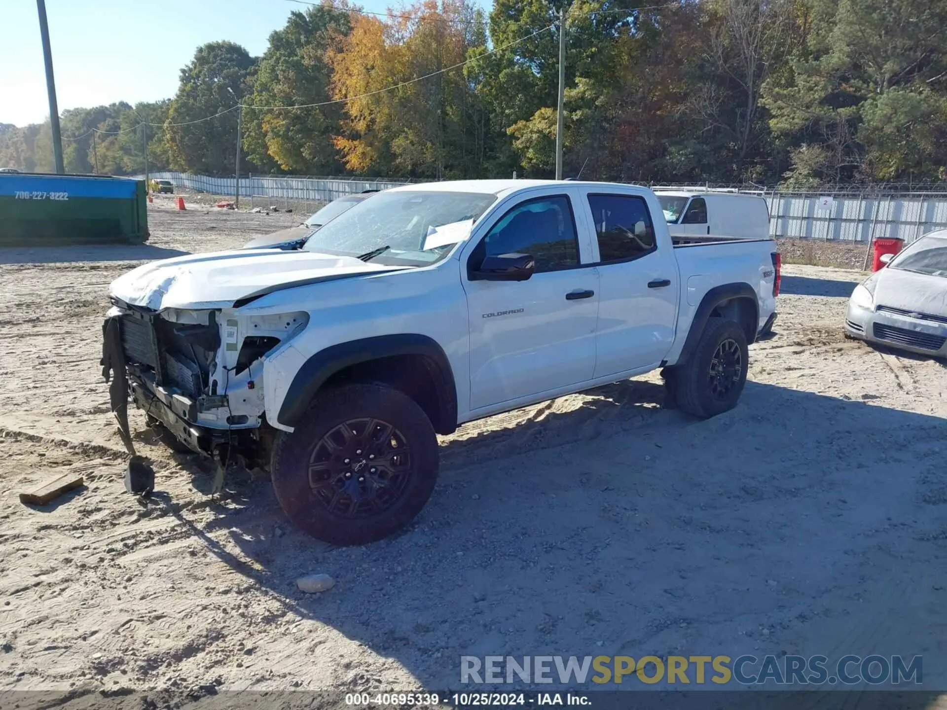 2 Фотография поврежденного автомобиля 1GCPTEEK9P1245719 CHEVROLET COLORADO 2023