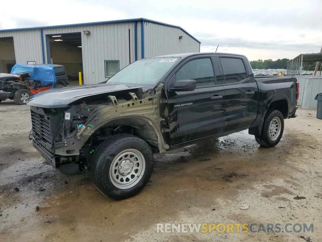 1 Photograph of a damaged car 1GCGSBEC2R1125077 CHEVROLET COLORADO 2024