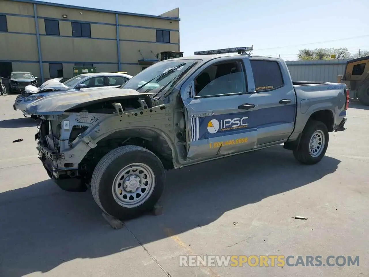 1 Photograph of a damaged car 1GCGSBECXR1232006 CHEVROLET COLORADO 2024