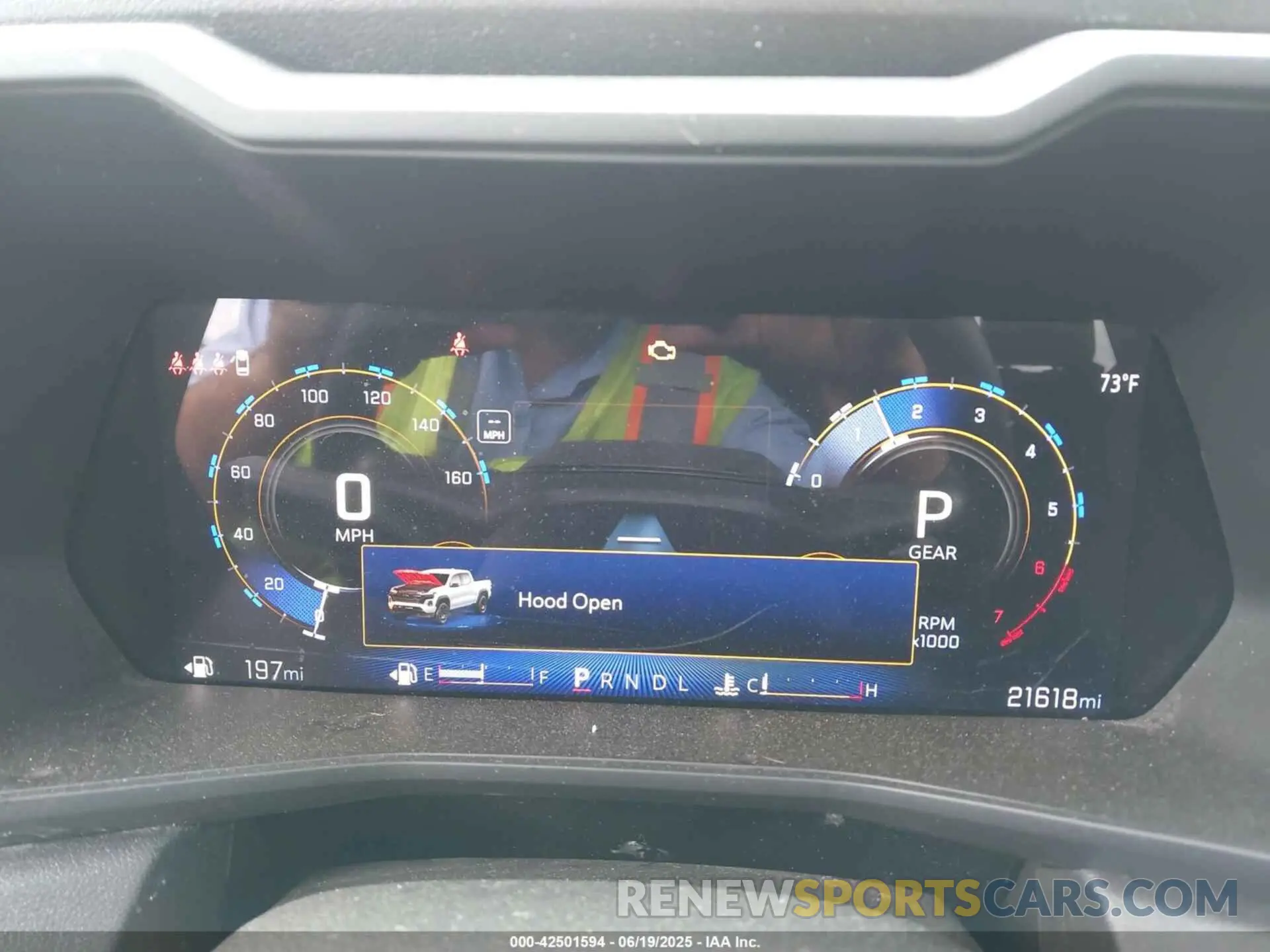 7 Фотография поврежденного автомобиля 1GCPSBEK0R1117857 CHEVROLET COLORADO 2024