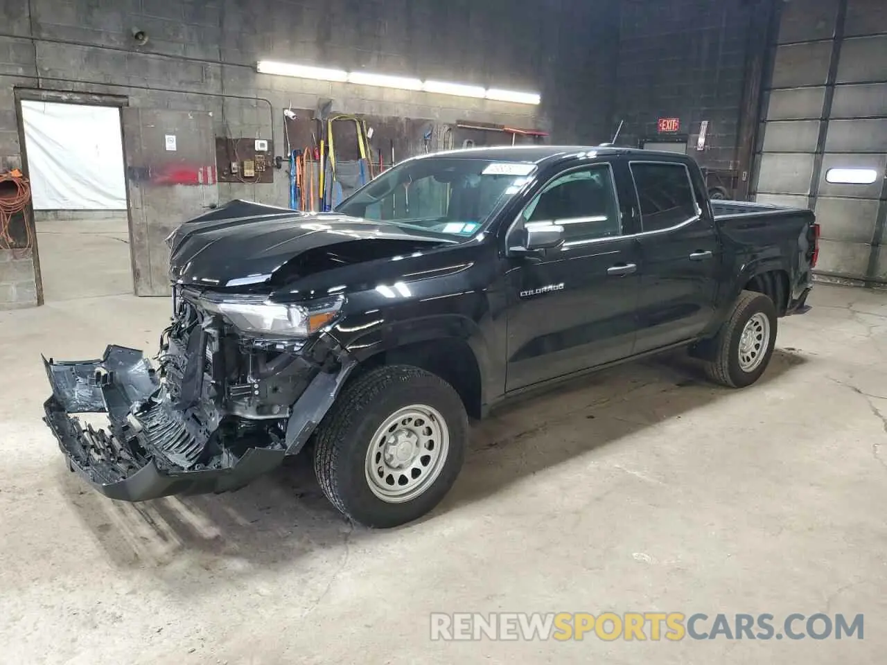 1 Фотография поврежденного автомобиля 1GCPSBEK1R1117348 CHEVROLET COLORADO 2024