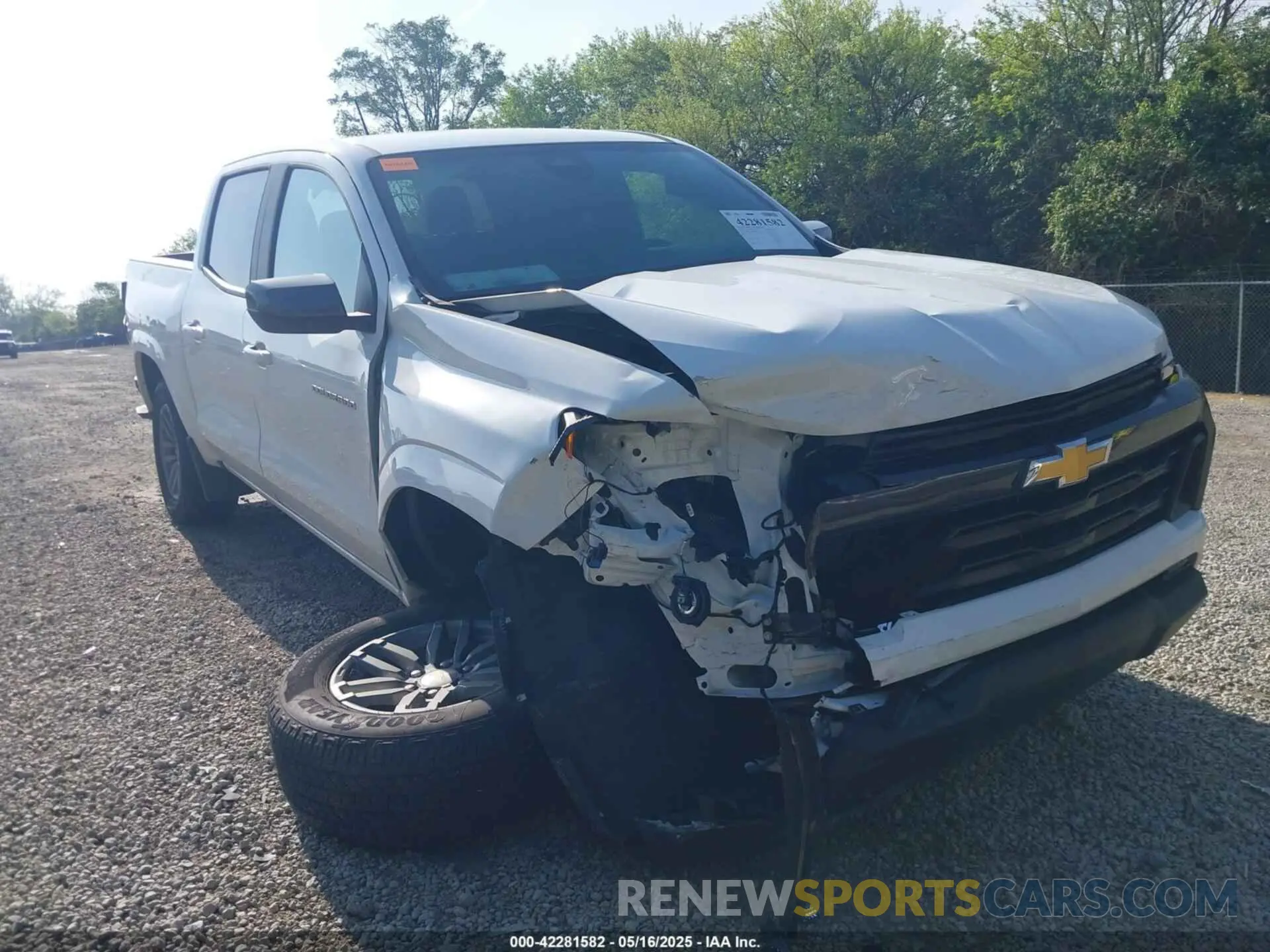 1 Фотография поврежденного автомобиля 1GCPSCEK6R1198160 CHEVROLET COLORADO 2024