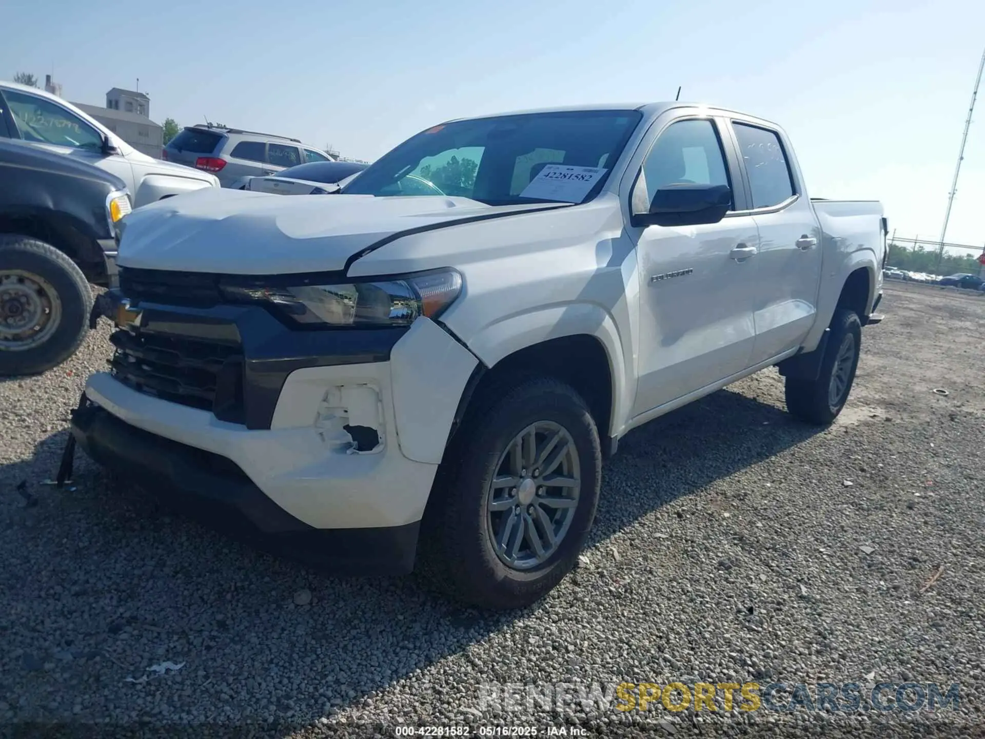 2 Фотография поврежденного автомобиля 1GCPSCEK6R1198160 CHEVROLET COLORADO 2024