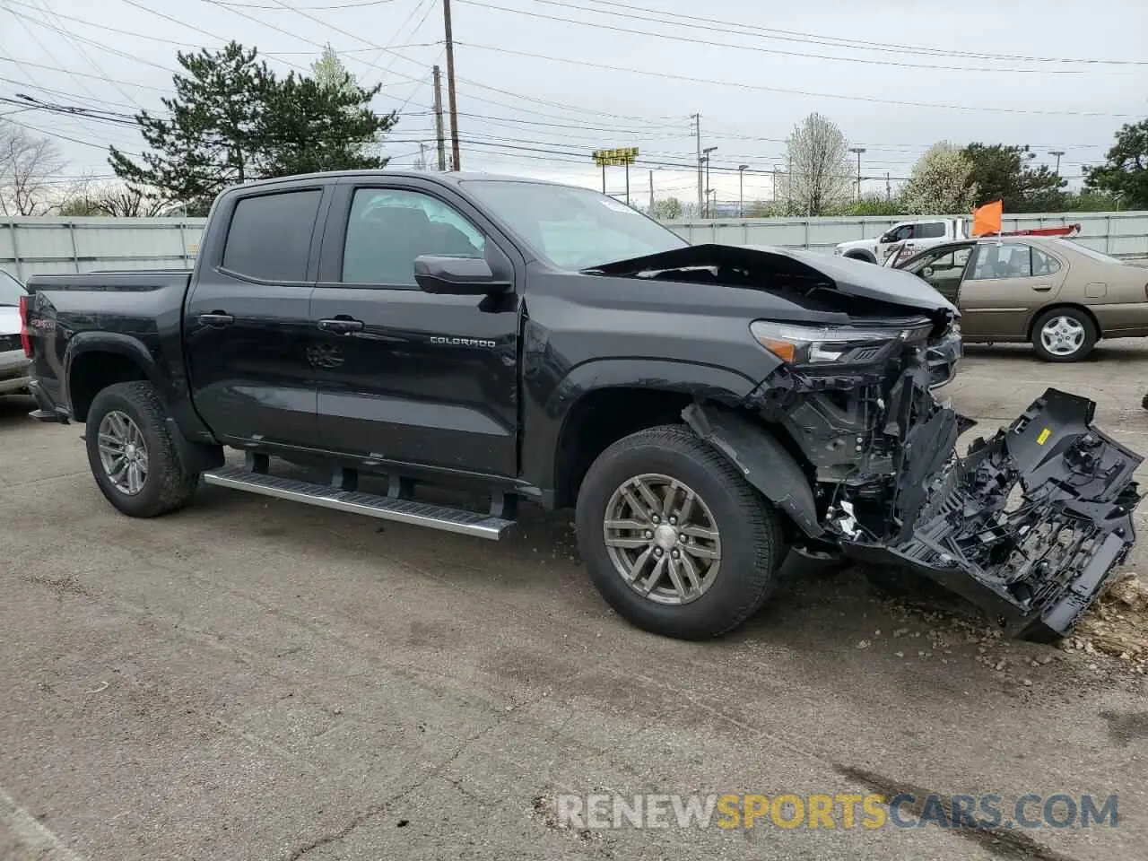 4 Фотография поврежденного автомобиля 1GCPTCEKXR1144504 CHEVROLET COLORADO 2024