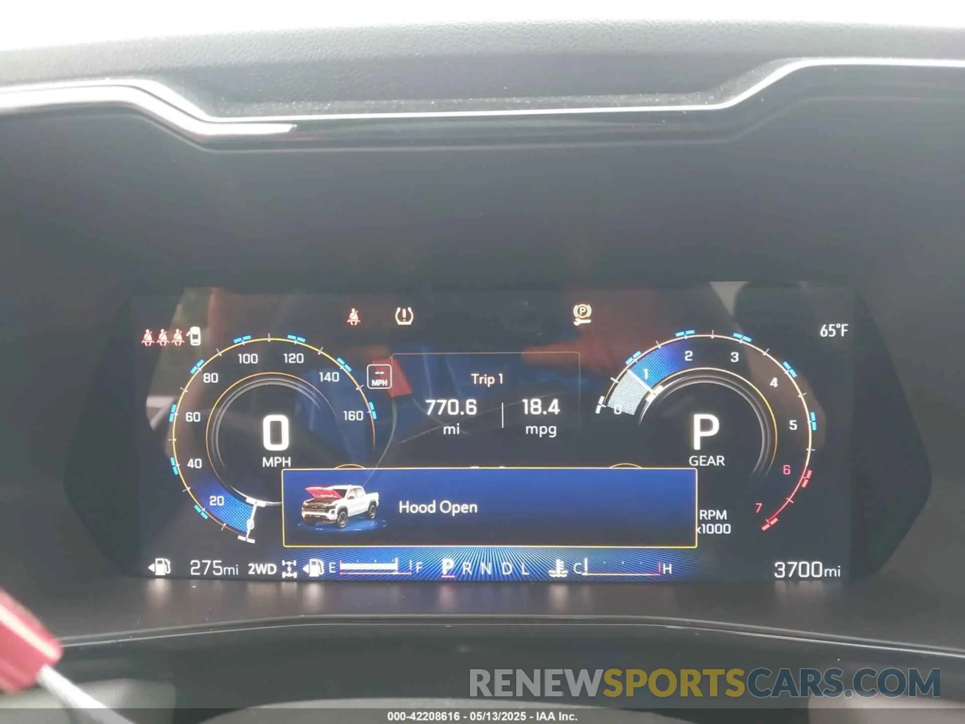 7 Photograph of a damaged car 1GCPTFEK4R1270553 CHEVROLET COLORADO 2024