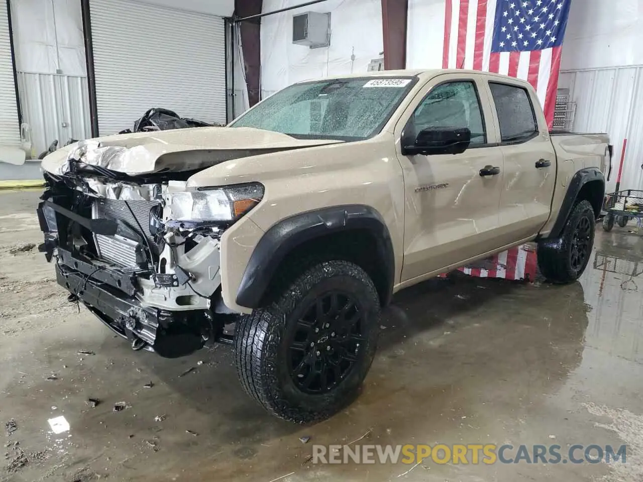 1 Photograph of a damaged car 1GCPTEEK6P1249890 CHEVROLET COLORADO T 2023