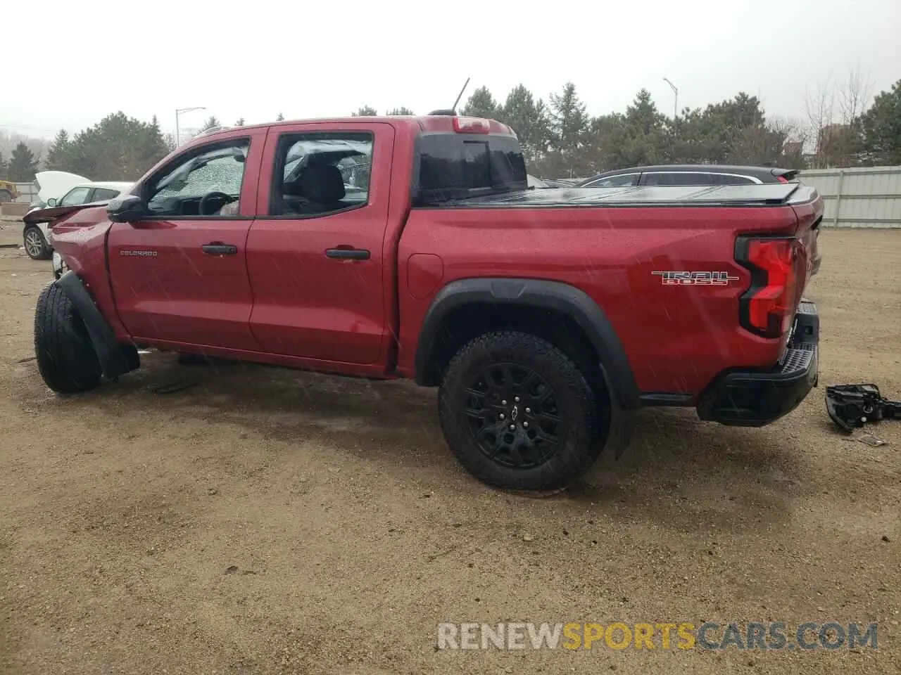 2 Фотография поврежденного автомобиля 1GCPTEEK7P1252328 CHEVROLET COLORADO T 2023