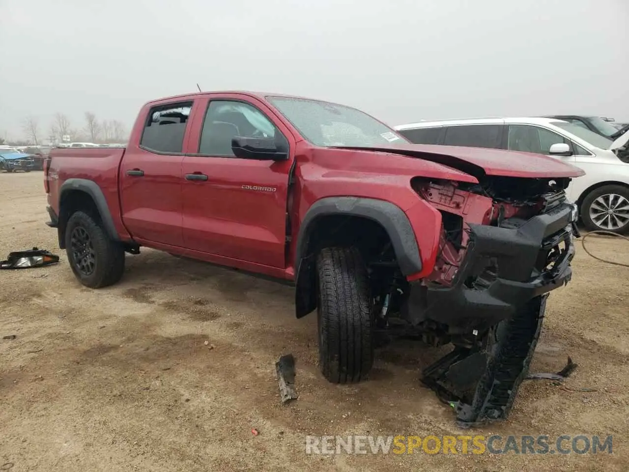 4 Фотография поврежденного автомобиля 1GCPTEEK7P1252328 CHEVROLET COLORADO T 2023