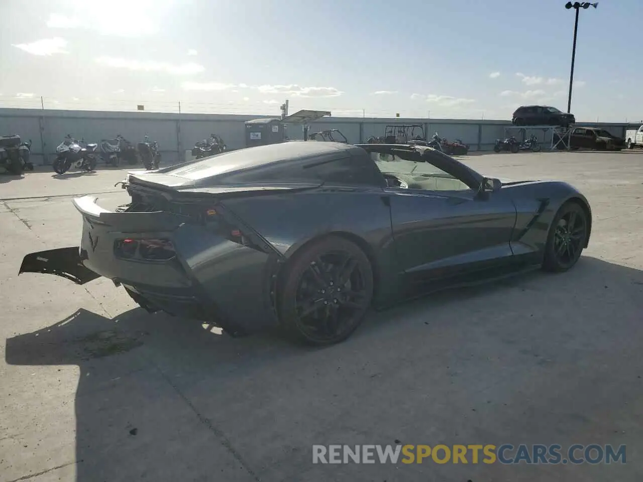 3 Photograph of a damaged car 1G1YB2D72K5110644 CHEVROLET CORVETTE 2019