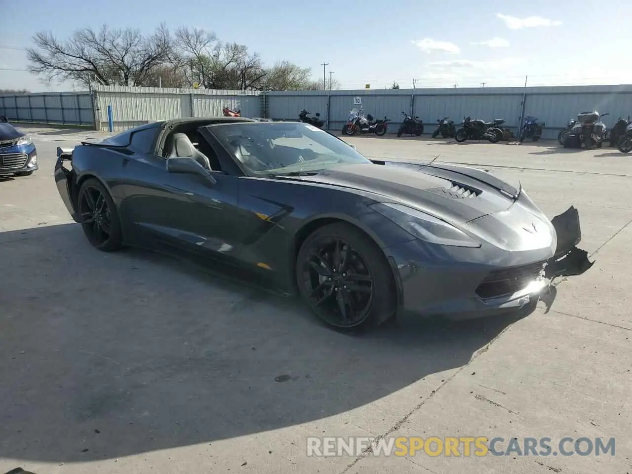 4 Photograph of a damaged car 1G1YB2D72K5110644 CHEVROLET CORVETTE 2019