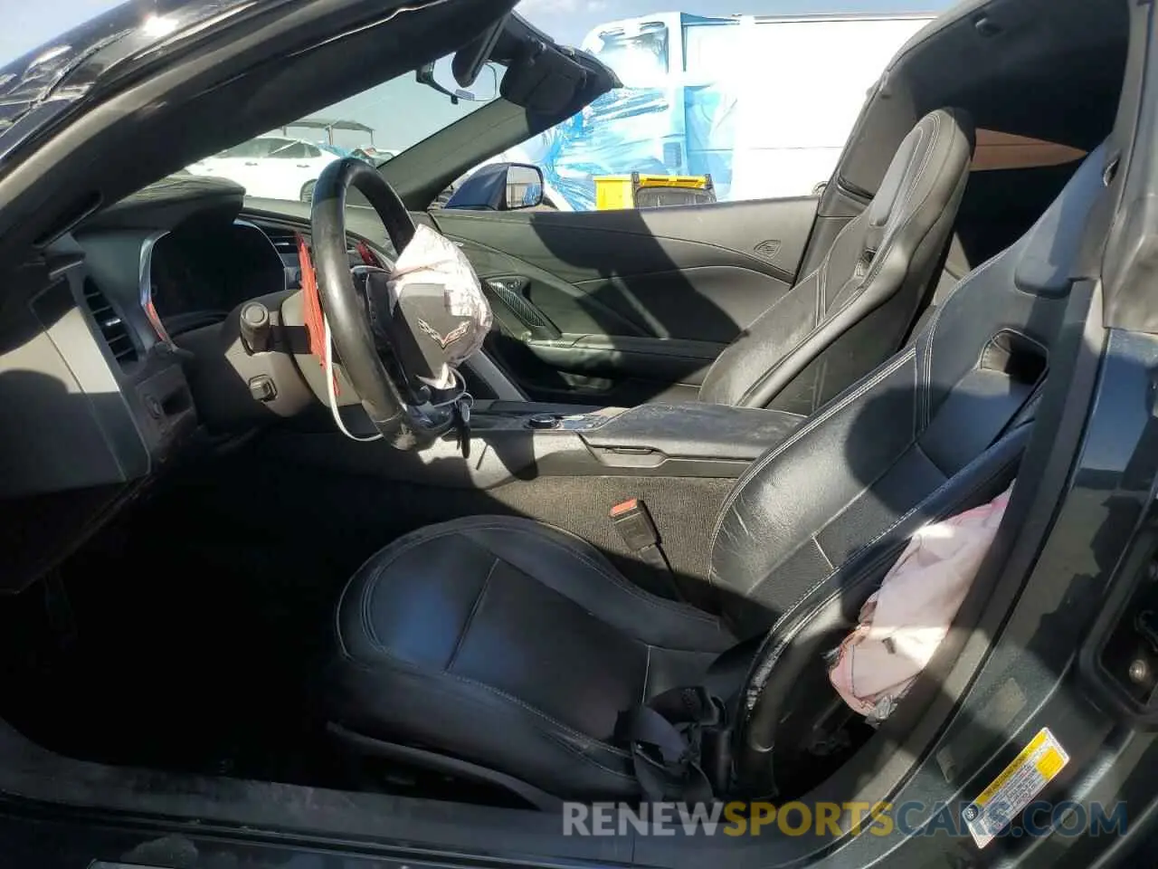7 Photograph of a damaged car 1G1YB2D72K5110644 CHEVROLET CORVETTE 2019