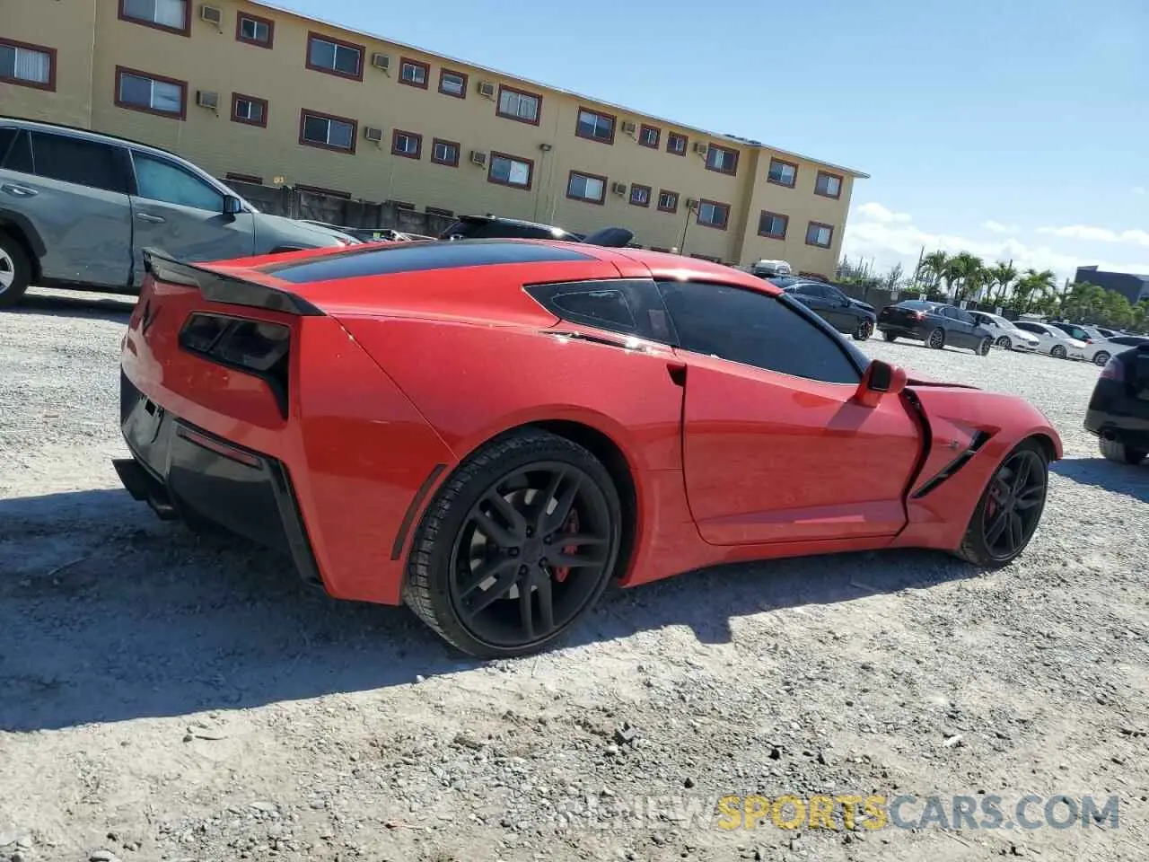 3 Photograph of a damaged car 1G1YB2D72K5121028 CHEVROLET CORVETTE 2019