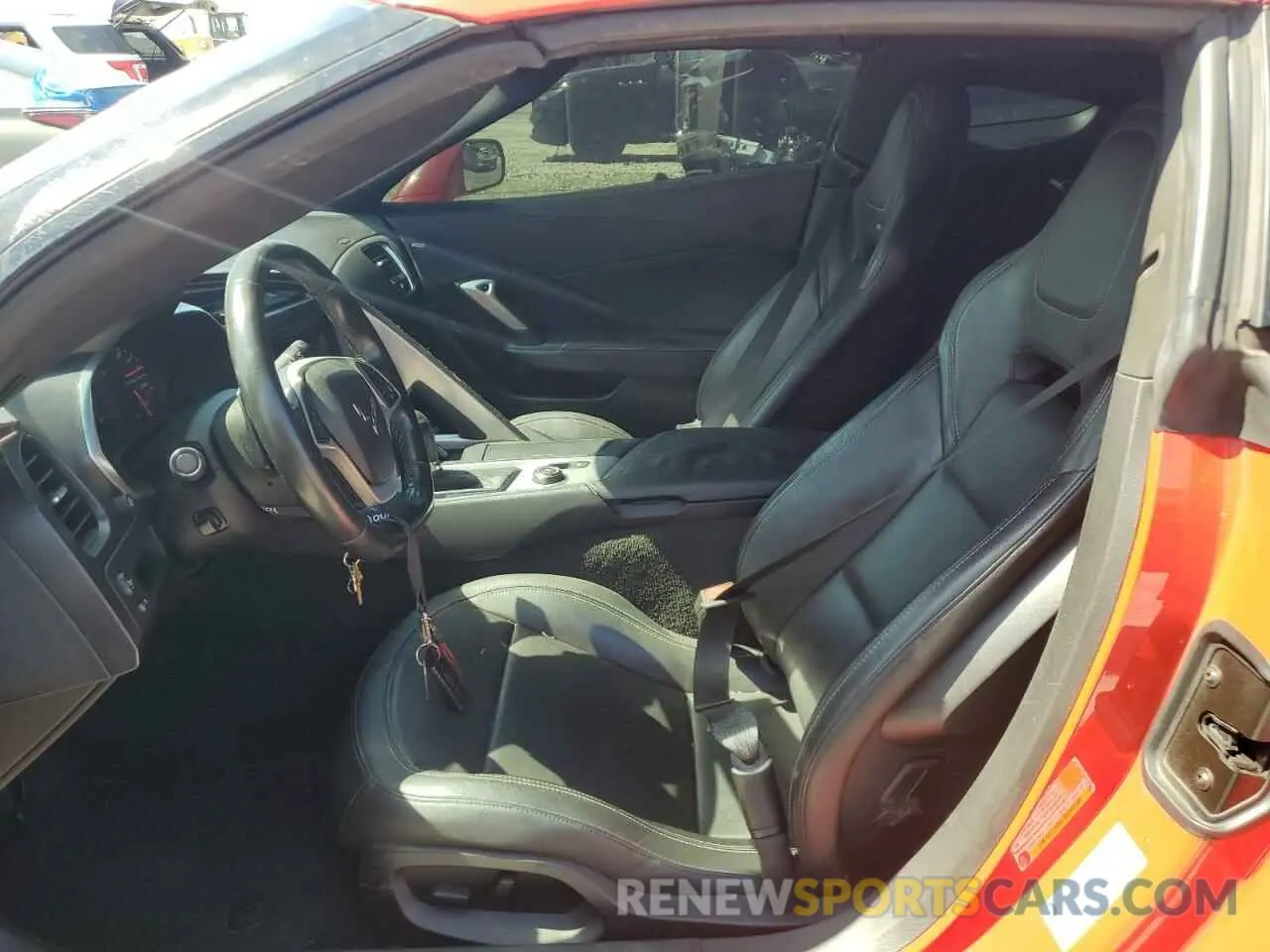 7 Photograph of a damaged car 1G1YB2D72K5121028 CHEVROLET CORVETTE 2019