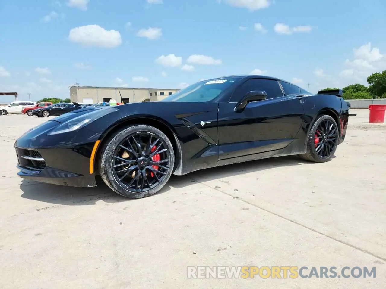 1 Photograph of a damaged car 1G1YB2D75K5103509 CHEVROLET CORVETTE 2019