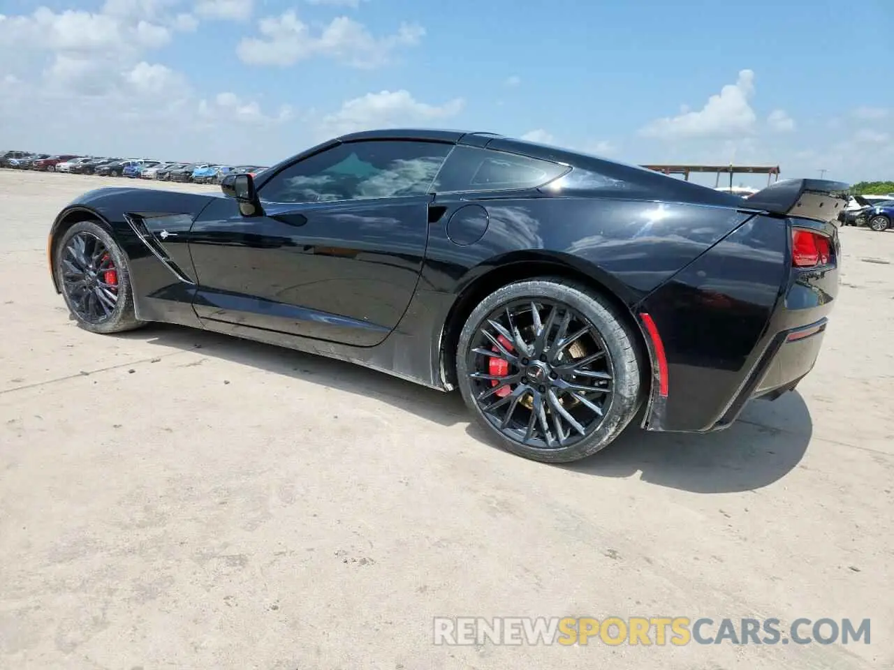 2 Photograph of a damaged car 1G1YB2D75K5103509 CHEVROLET CORVETTE 2019