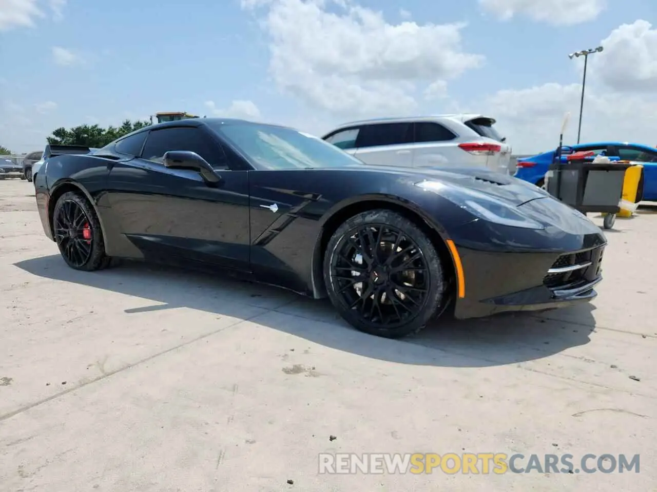 4 Photograph of a damaged car 1G1YB2D75K5103509 CHEVROLET CORVETTE 2019
