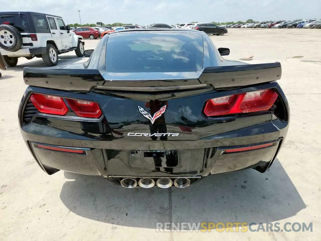 6 Photograph of a damaged car 1G1YB2D75K5103509 CHEVROLET CORVETTE 2019
